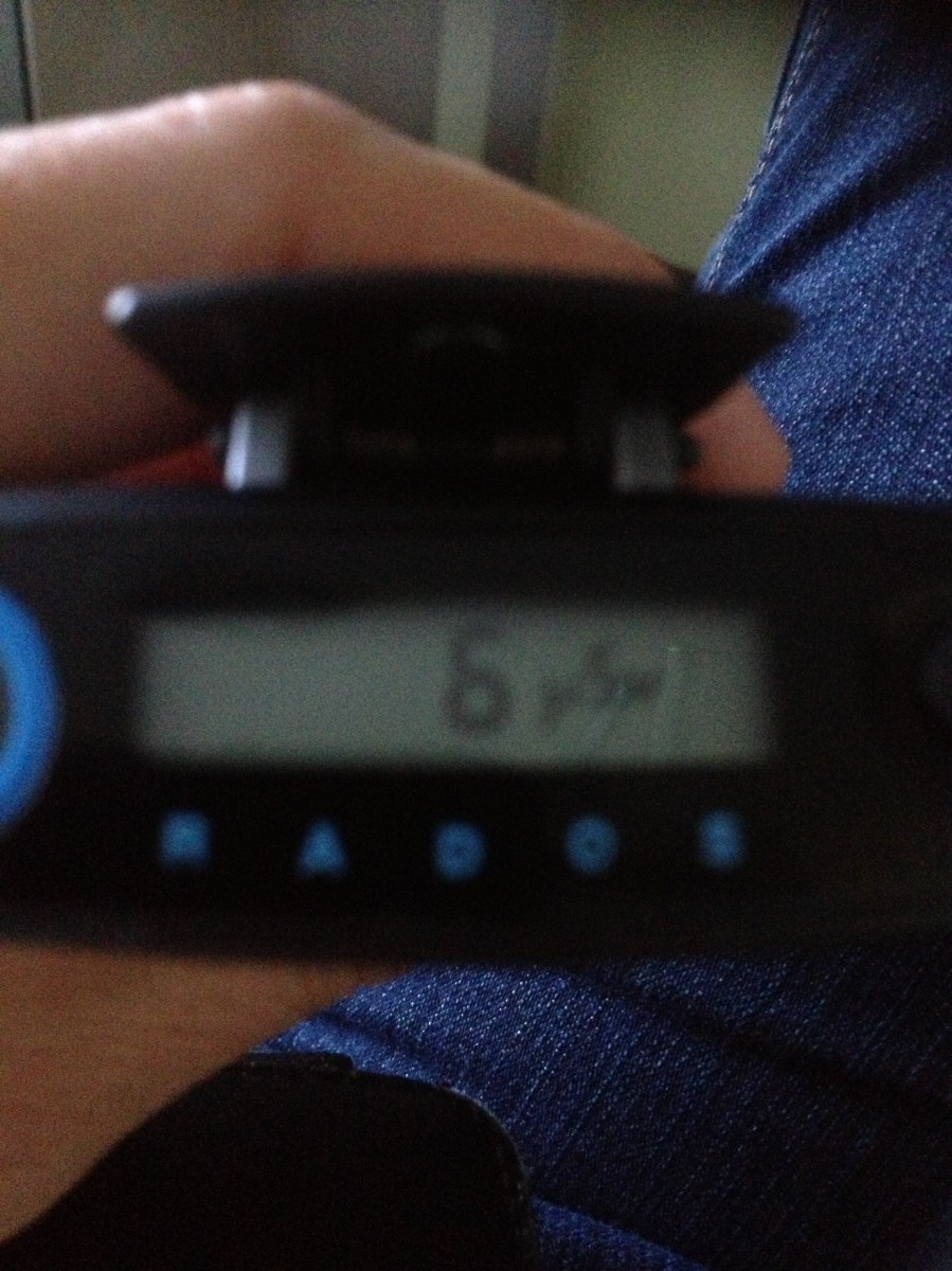 L'appareil que nous portons qui mesure le taux que nous avons reçu et qui se cumule.